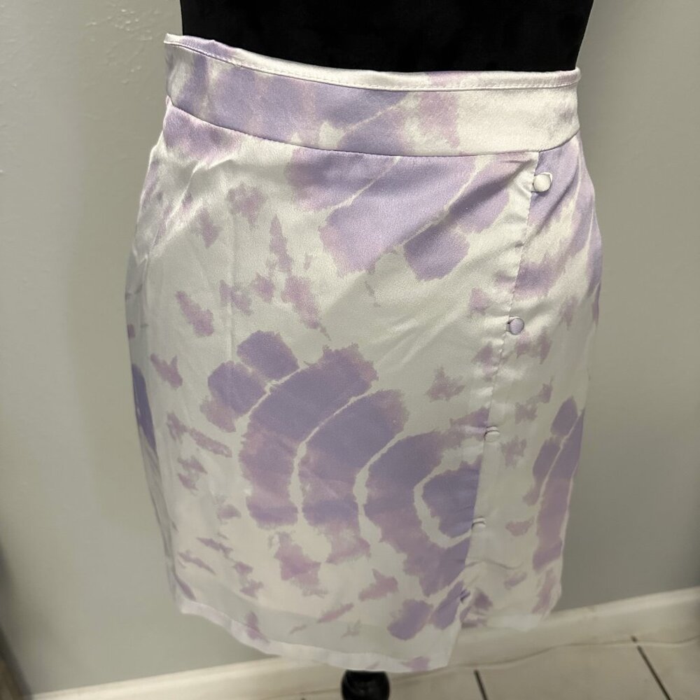 Gianni Bini Girls Mini Skirt Size XL Iris Ivory Color Silky